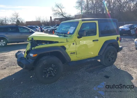 2023 Jeep Wrangler 2-Door Sport 4X4 z USA, uszkodzony, nr VIN 1C4HJXAG0PW668067